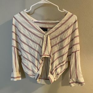 Urban Outfitters Striped Crop Top